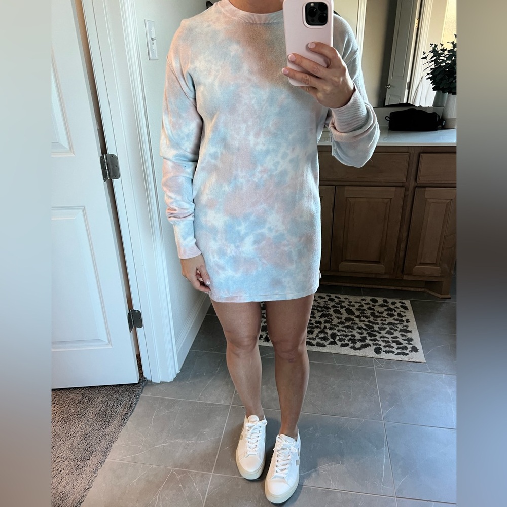 Spiritual Gangster mini long sleeve sweater dress